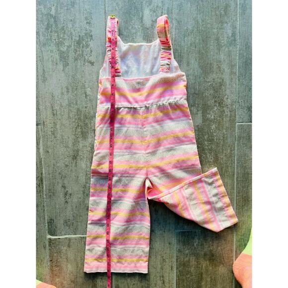 $78 EGG by Susan Lazar Designer One Piece Jumpsuit Romper Outfit Easter Pink 4T - Picture 7 of 8